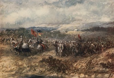 Kruisvaarders op mars door John Gilbert